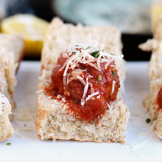 Quinoa Meatball Sliders