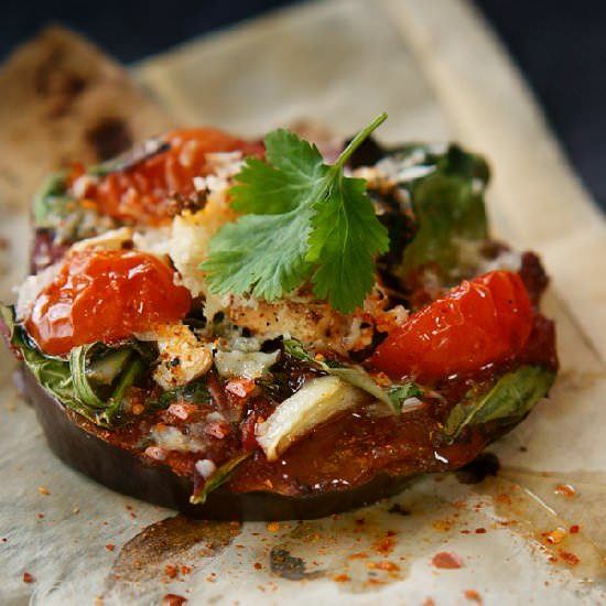 Baked Aubergines with Garam Masala
