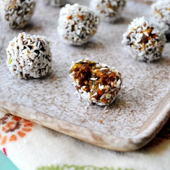 Orange Pistachio Truffle