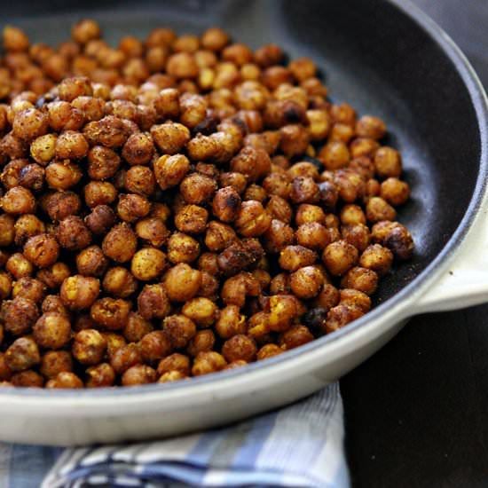 Chili Lime Roasted Chickpeas