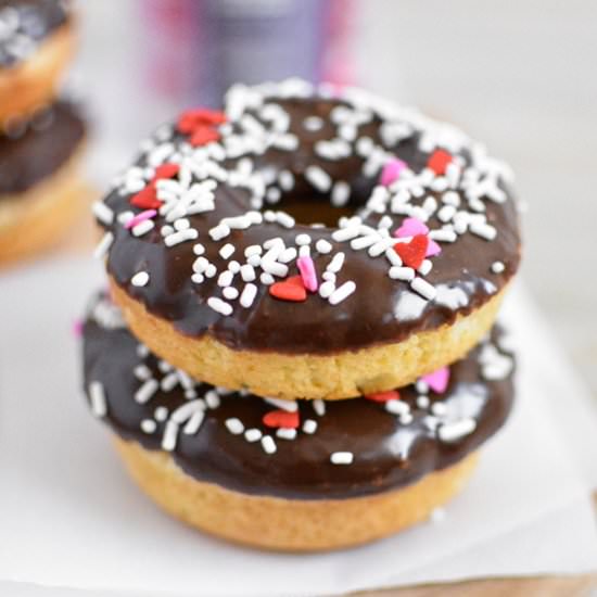Chocolate-Glazed Baked Donuts