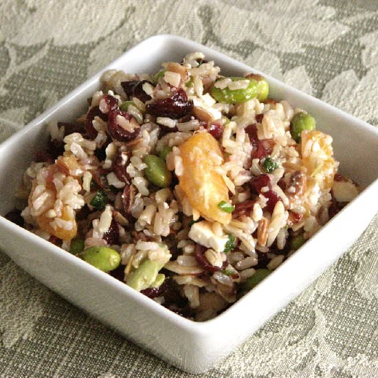 Clementine Brown Rice Salad