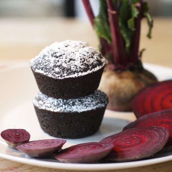 Red Velvet Chocolate Beet Cupcakes