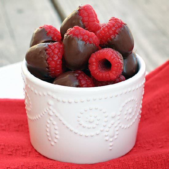 Chocolate Covered Raspberries