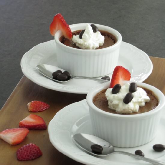 Chocolate-Espresso Pots de Creme