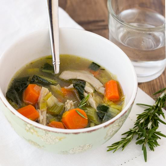 Healing Chicken and Vegetable Soup