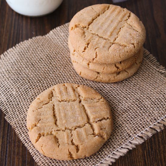 Honey-Peanut Butter Cookies