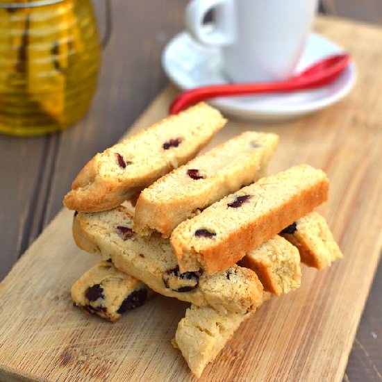 Cranberry Almond Biscotti