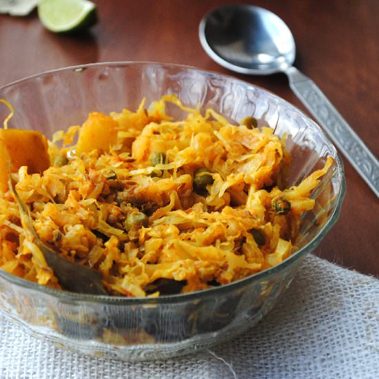 Cabbage & Potato Curry