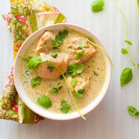 Coconut Poached Salmon