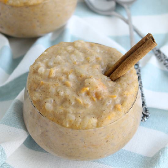 Sweet Potato Rice Pudding