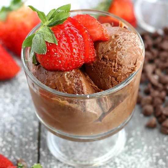 Skinny Chocolate Ice Cream