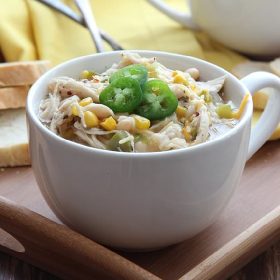 Spicy White Chicken Chili