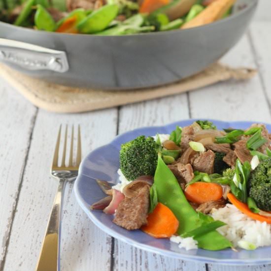 Easy Beef Vegetable Stir Fry