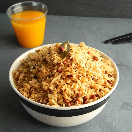 Spicy Lentil Rice | Arisi Paruppu