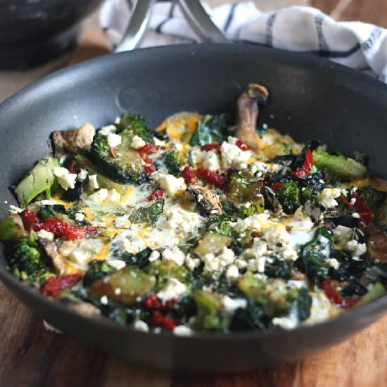 Weeknight Mediterranean Frittata