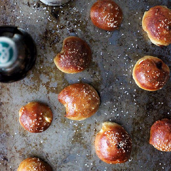 Stuffed Soft Pretzel Bites