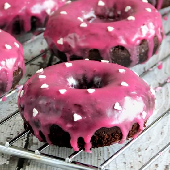 Chocolate Donuts with Glaze