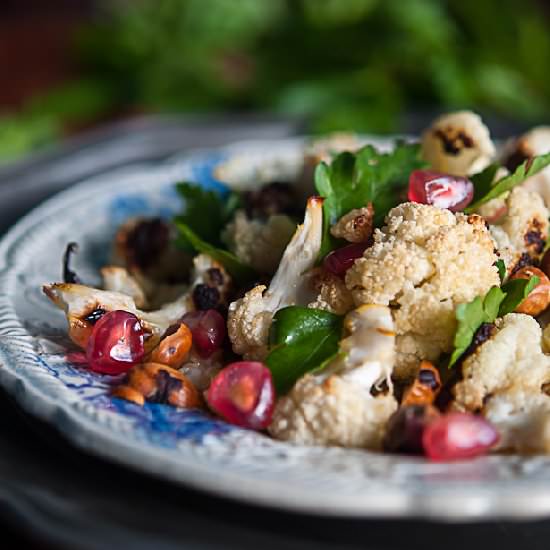 Roasted Cauliflower Salad