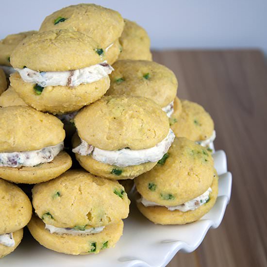 Jalapeno Cornbread Whoopie Pies