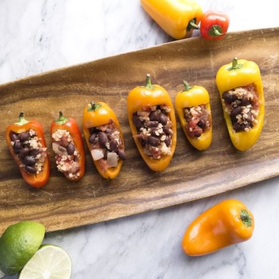 Mexican Millet Stuffed Peppers