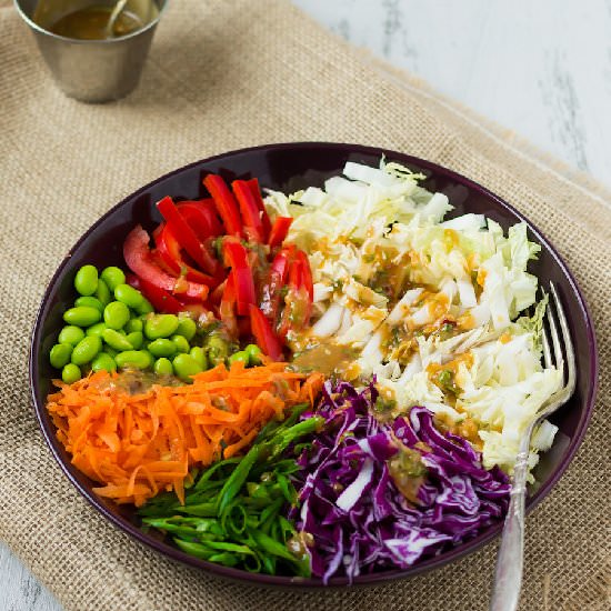 Thai Salad w/ Peanut Lime Dressing