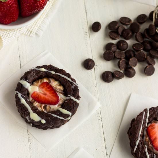 Strawberry Cheesecake Brownies