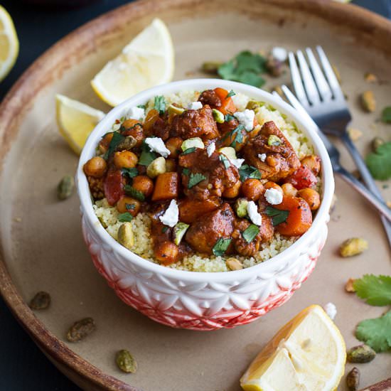One Pot Moroccan Chickpeas