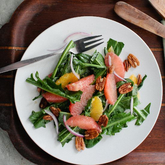 Dandelion Green and Citrus Salad