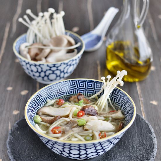 Soba Noodles With Mushrooms