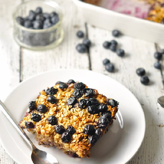 Apple & Blueberry Baked Oatmeal