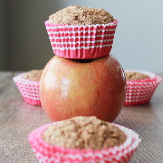 Oat Apple Muffins
