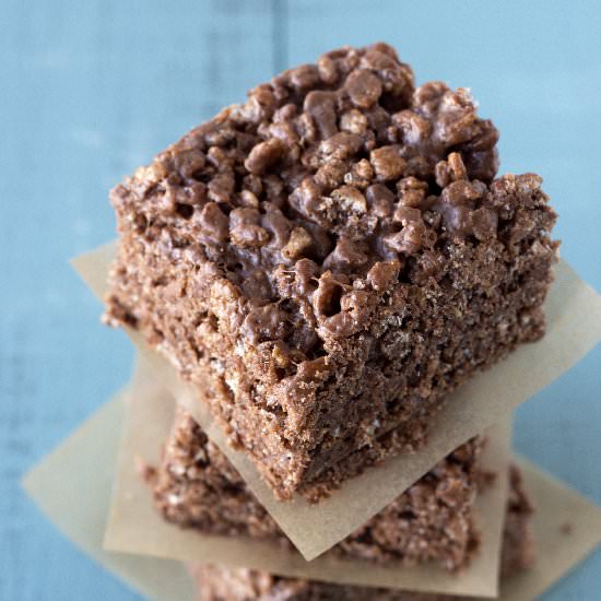 Chocolate Rice Crispy Treats