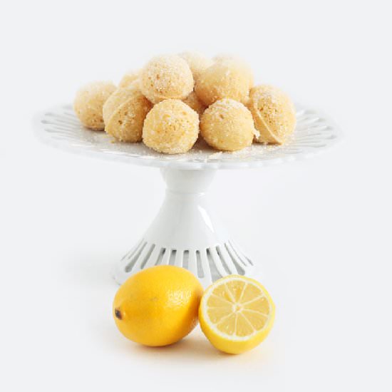 Lemon Baked Donut Holes