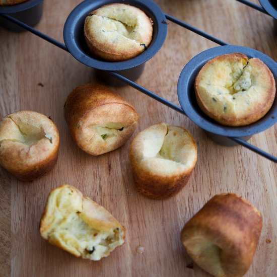 Lemon Basil Popovers