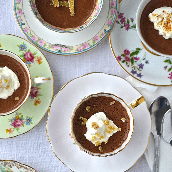 Chai Spiced Crèmes au Chocolat