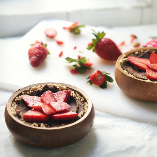 No-Bake Chocolate Truffle Tarts