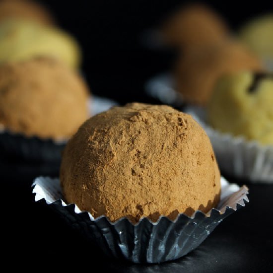 Chickpea Cookie Dough Truffles