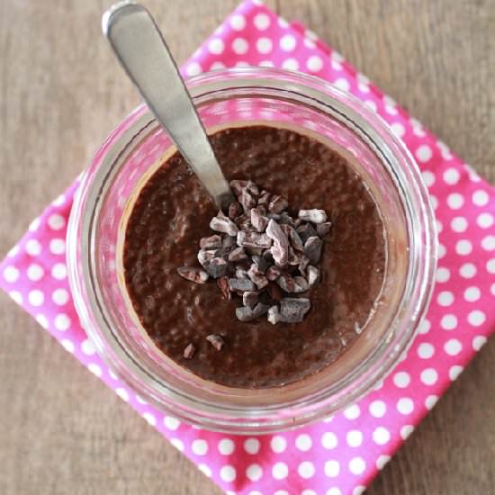 Dark Chocolate Chia Pudding