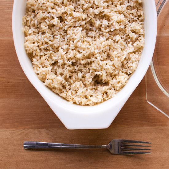 Perfect Every Time Baked Brown Rice