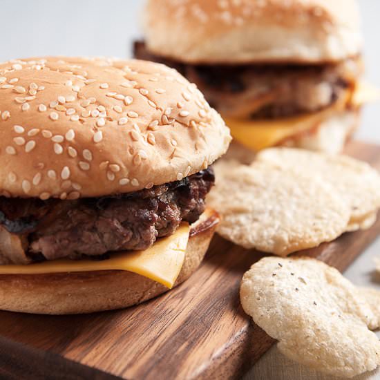 Fried Onion Burgers