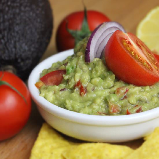 Healthy Homemade Guacamole