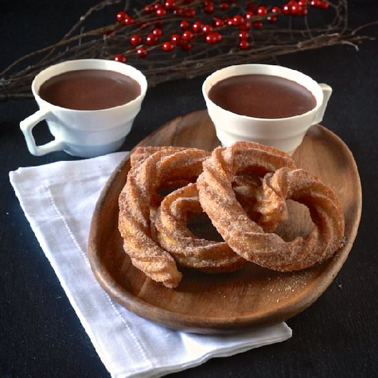 Spanish Hot Chocolate and Churros