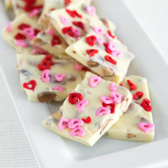 White Chocolate Almond Rose Bark