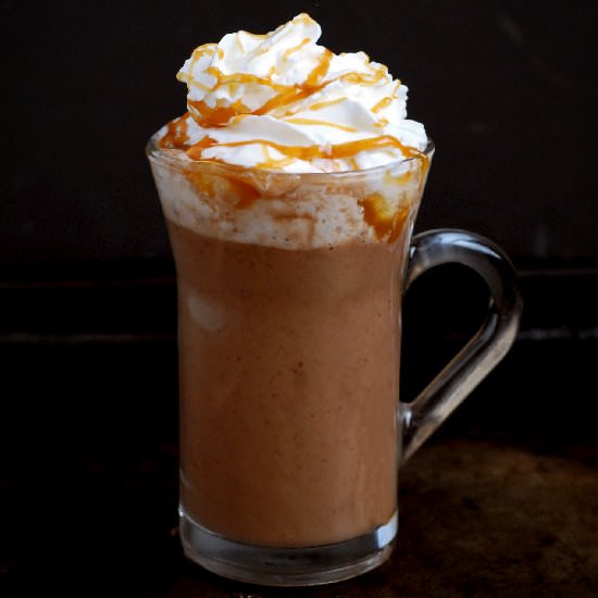 Salted Caramel Nutella Hot Chocolate