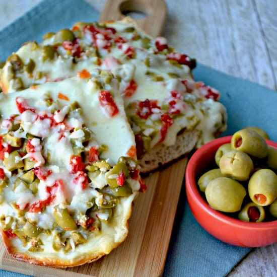 Cheesy Olive Bread