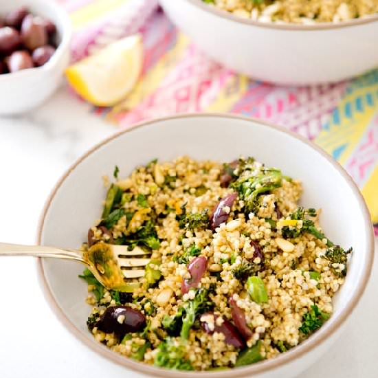 Millet and Broccolini Salad