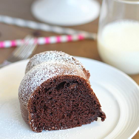 Skinny Chocolate Bundt Cake
