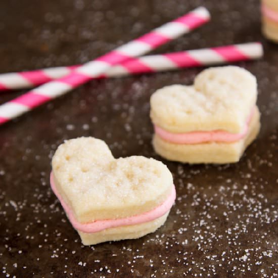 Cream Wafer Cookies w/ Buttercream