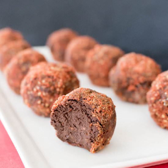 Raspberry Chocolate Truffles
